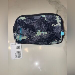 Black and Blue Lululemon Mini Belt Bag